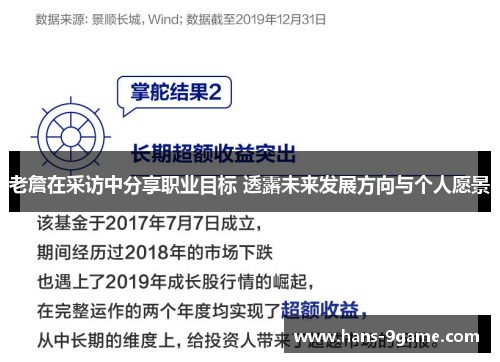老詹在采访中分享职业目标 透露未来发展方向与个人愿景 老詹在采访中分享职业目标 透露未来发展方向与个人愿景
